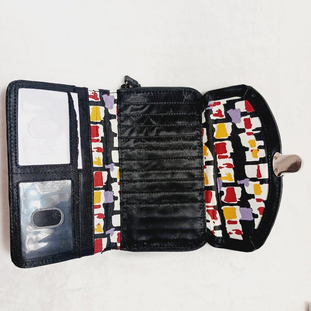 NWT Vera Bradley Ultimate Wristlet Wallet - Painted Feathers (Retired) Versatile - Picture 10 of 15